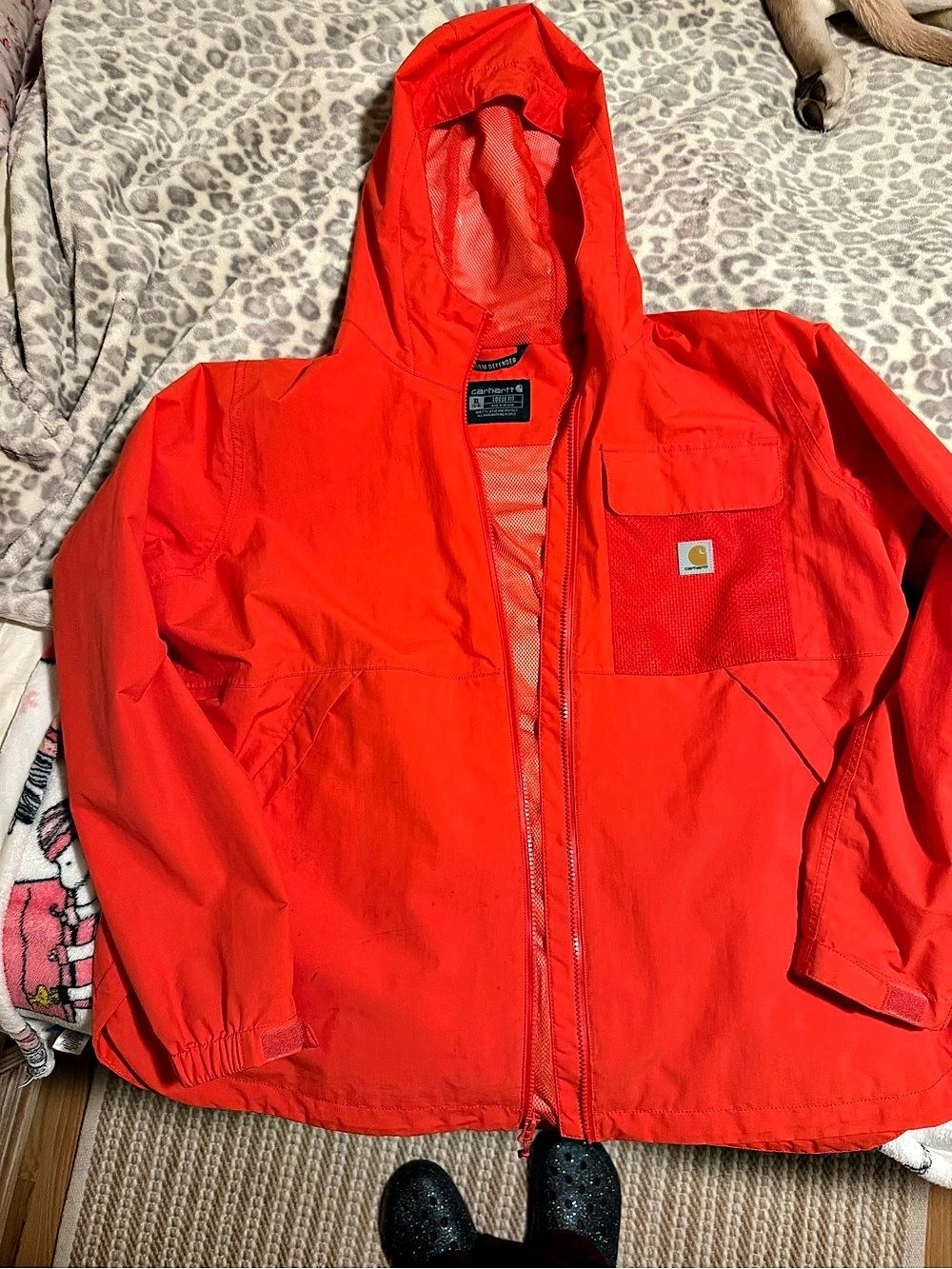 Carhartt Storm Defender Loose Fit Lightweight Jacket (Bayou Jacket) Dark Orange